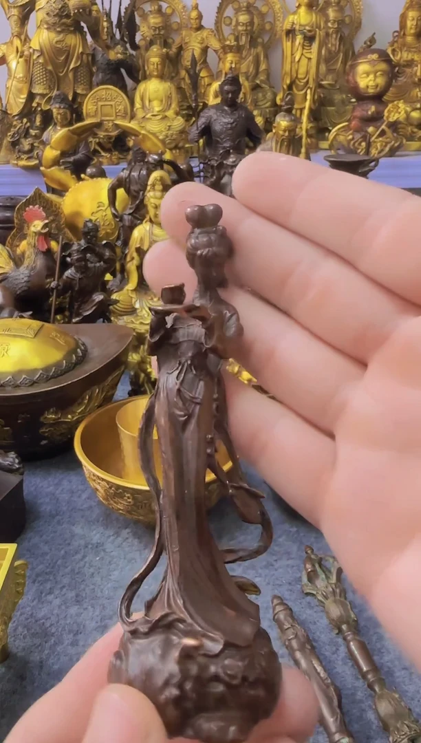 老黄黄铜摆件装饰品