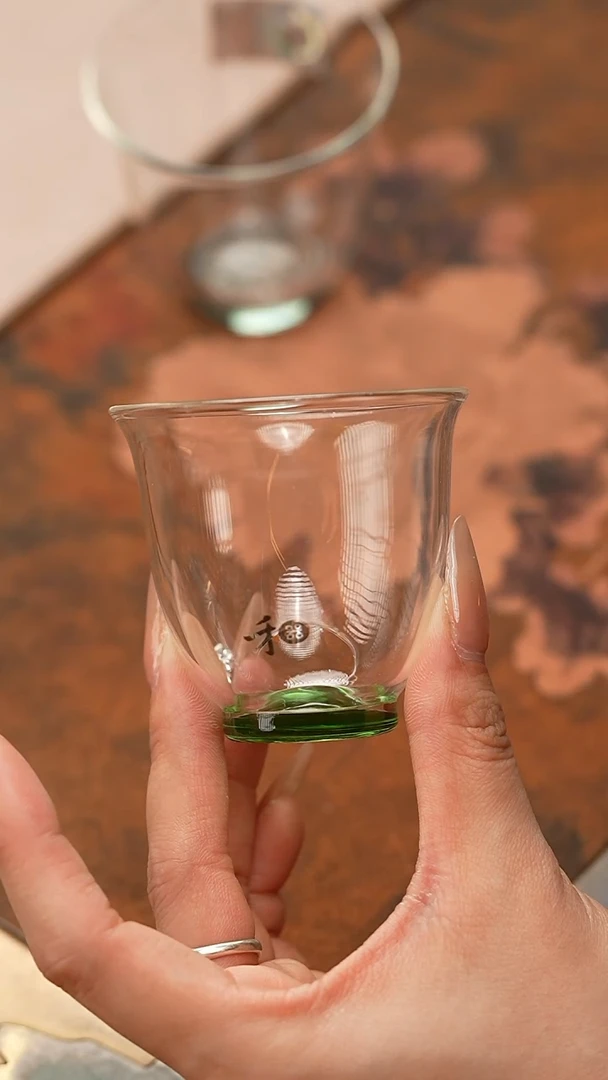 【闪购商品】禾器/晶彩韵杯/湖绿单杯