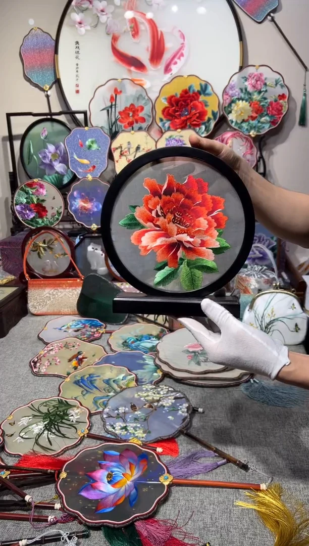 刺绣纯手工苏绣艺术品