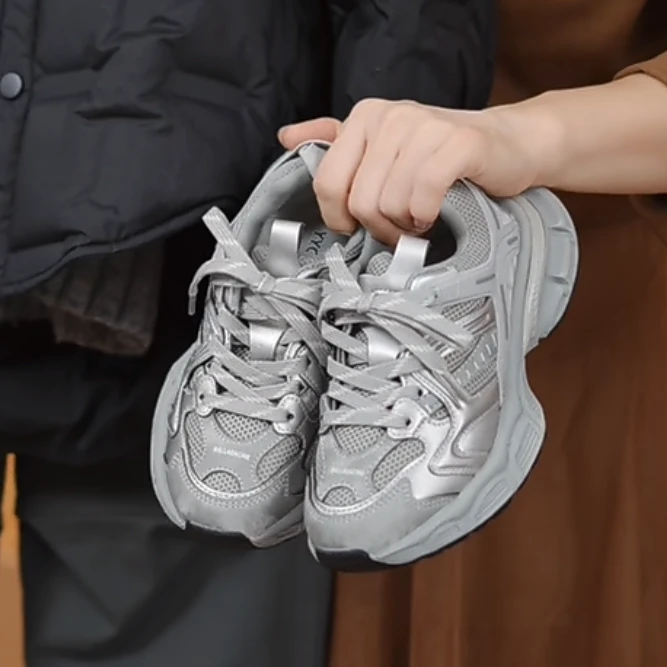 男女童防滑休闲韩版百搭外套男童休闲老爹鞋舒适YG6493【年中大促】