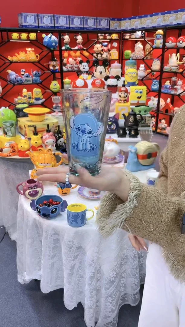 【闪购商品】1@@高硼硅史迪仔玻璃杯