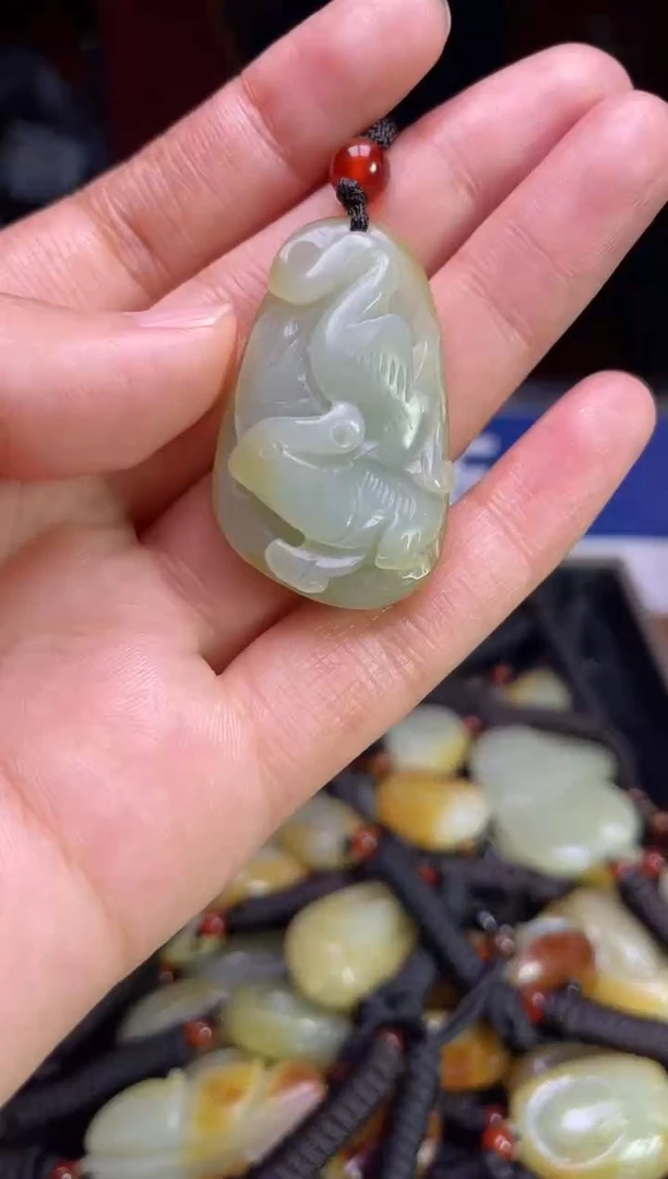 颈饰未镶嵌和田玉123