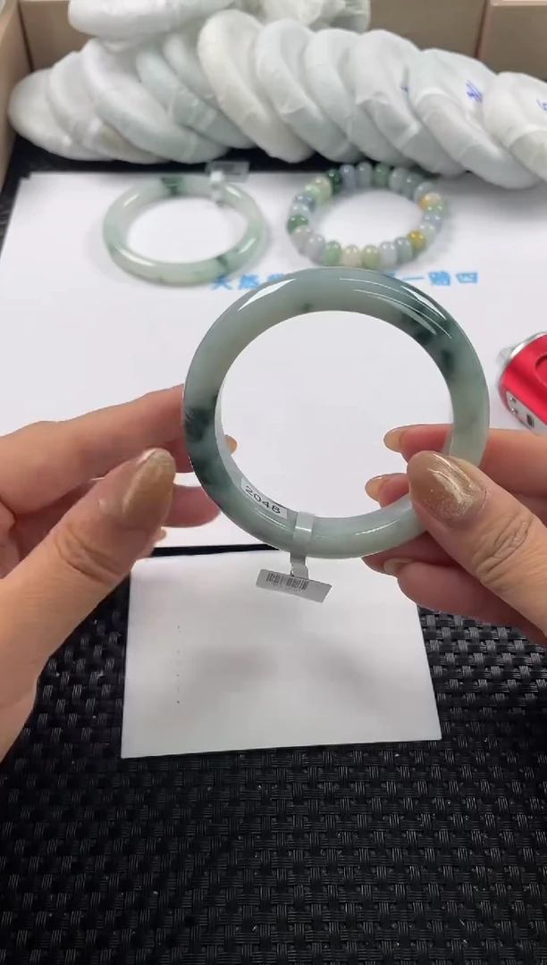 未镶嵌手镯翡翠基地发货H9987 56+