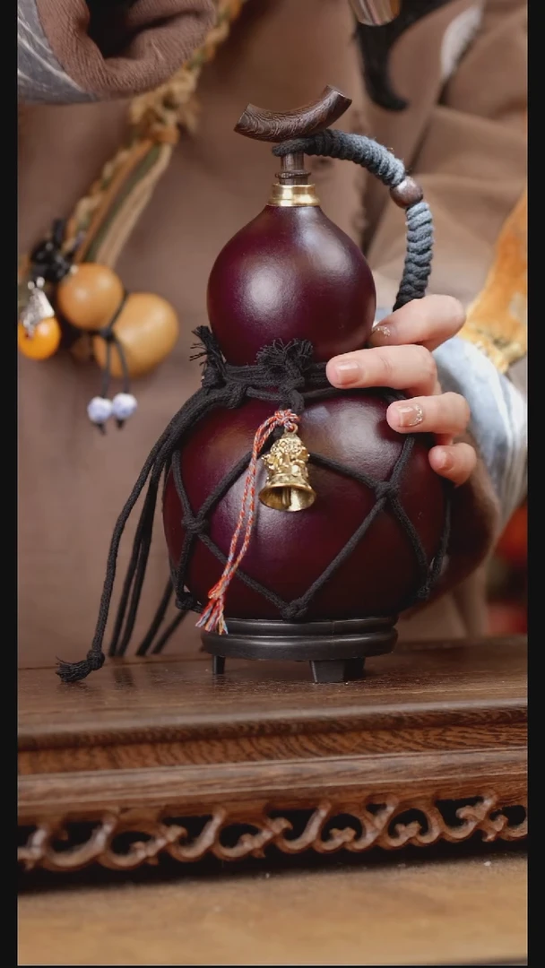 98号精品天然大漆酒葫芦一物一拍~