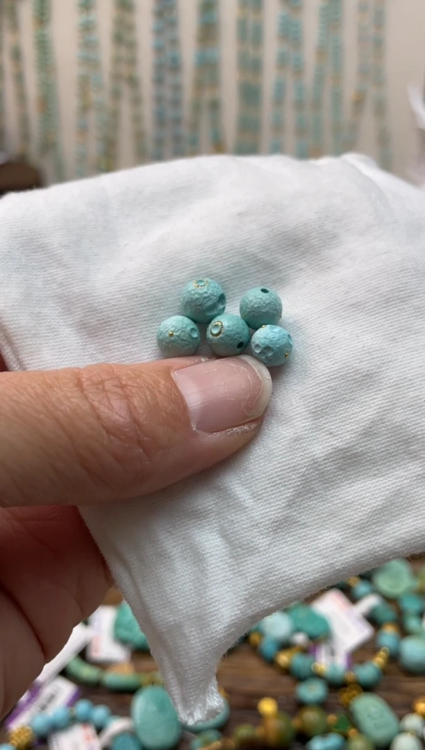 【闪购商品】绿松石珠宝奇石未镶嵌65定制