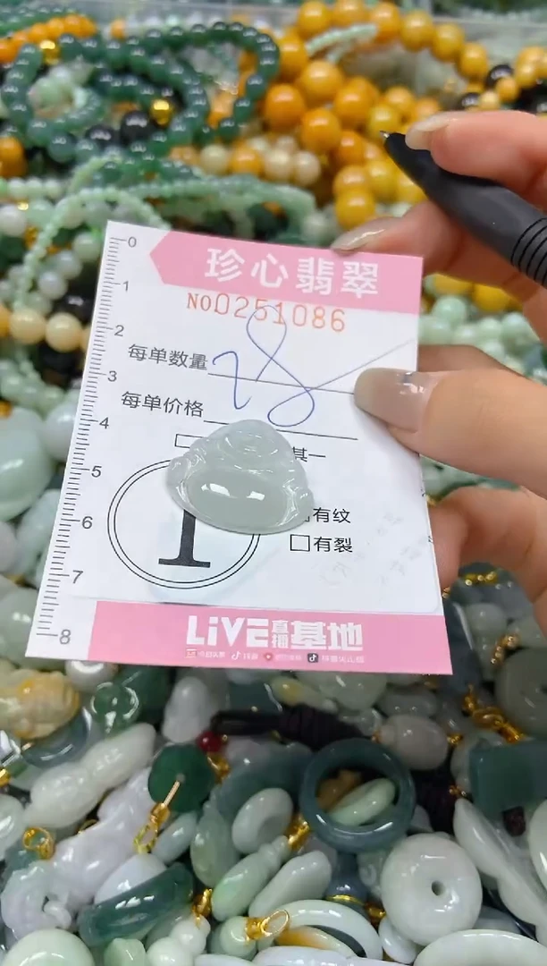 翡翠未镶嵌颈饰闪购0251086