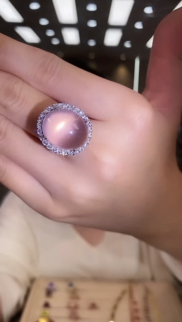 银S925镶嵌戒指水晶13