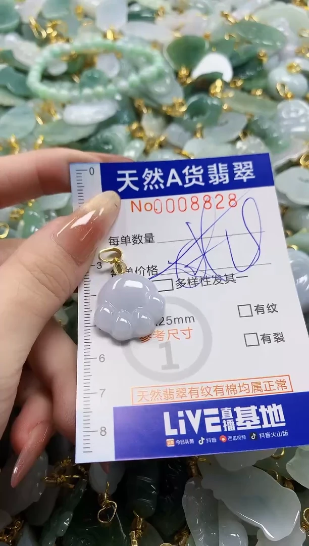 颈饰未镶嵌翡翠天然A货翡翠
