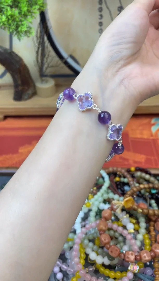 【闪购商品】紫晶手链未镶嵌345手串