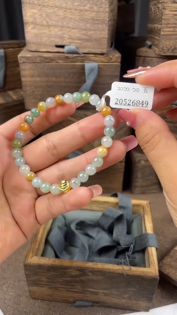 未镶嵌手链翡翠手串