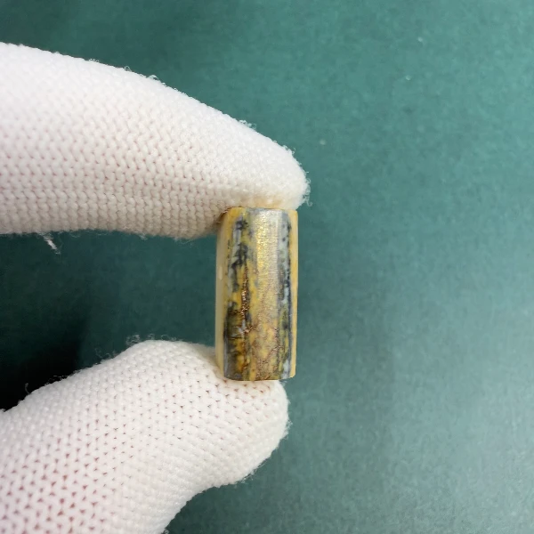 M1265天然猛犸牙一字三通 支持鉴定 假一罚四