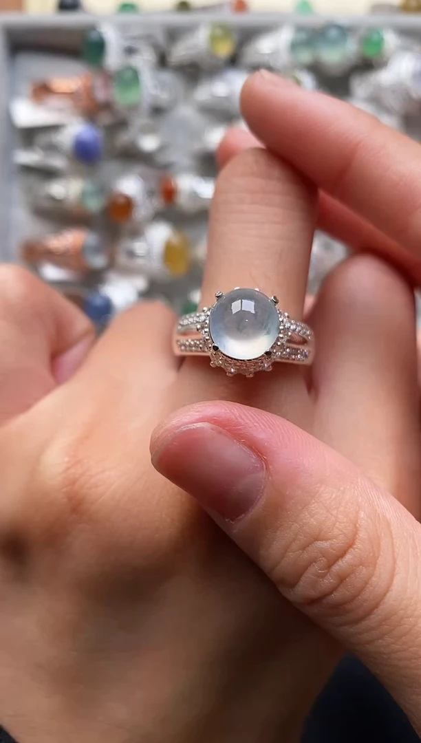 未镶嵌戒指翡翠66666666+5