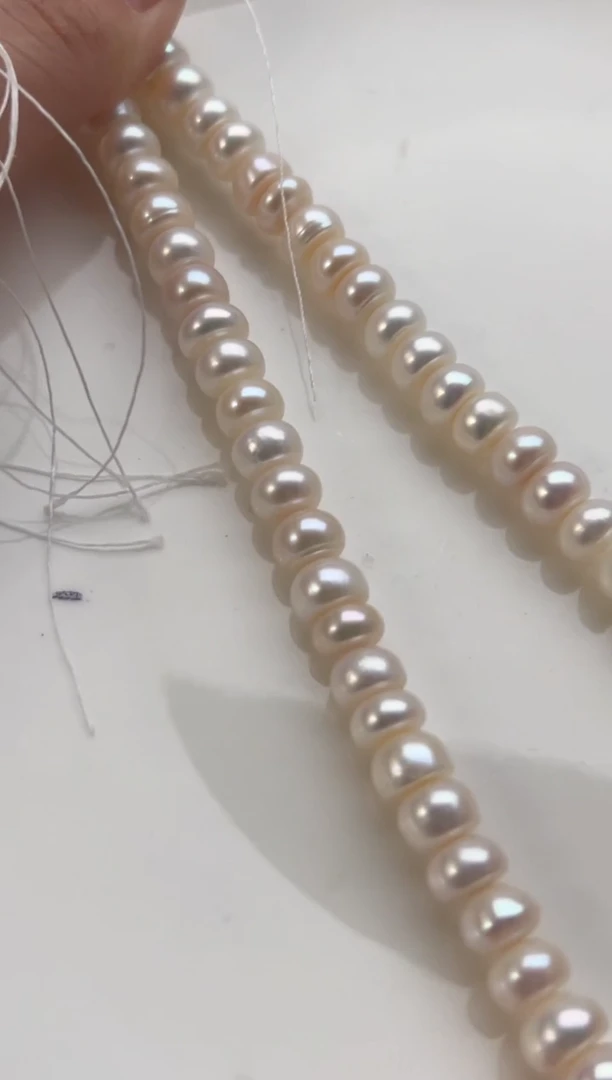 未镶嵌淡水珍珠5强光*珍珠项链（无核8mm+）