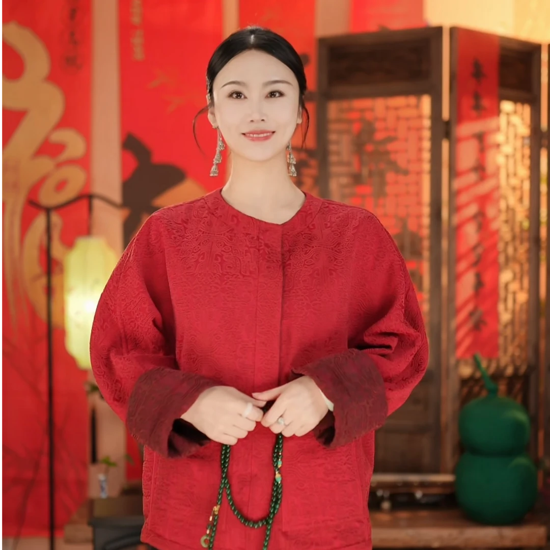 【东方婵韵】国风时尚优雅大气双面双穿外套  DFCYGD126