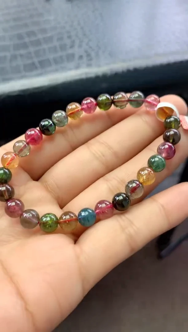 未镶嵌手串碧玺多样性发一条