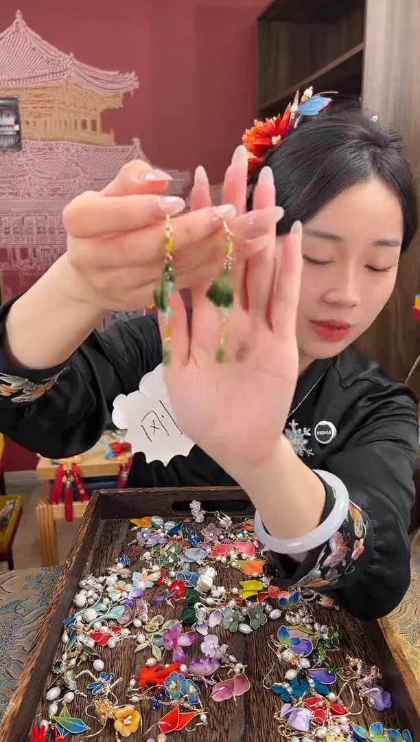 【闪购商品】织绣苏绣世家非遗手工（耳环）