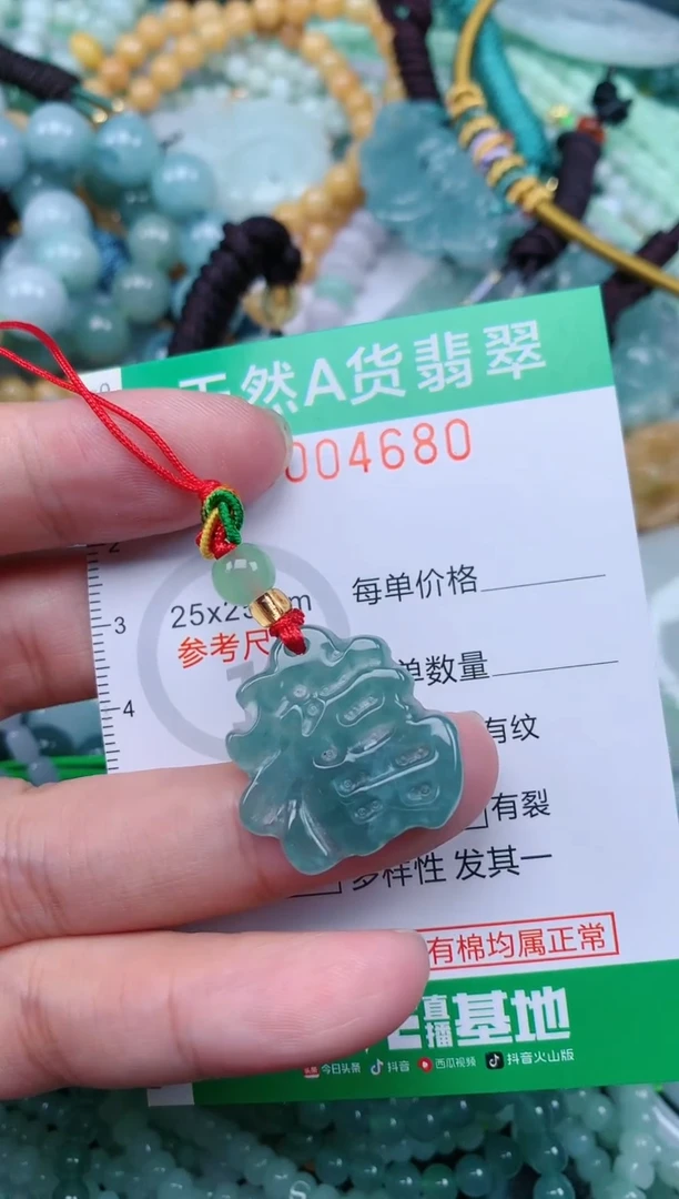 翡翠未镶嵌颈饰.0004680