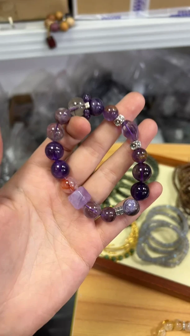 【闪购商品】水晶手链未镶嵌九紫离火多宝水晶手串[0200]
