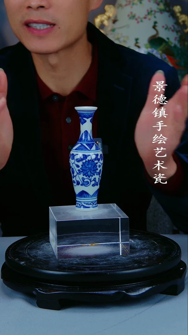 摆件陶瓷景德镇手工手绘陶瓷摆件9