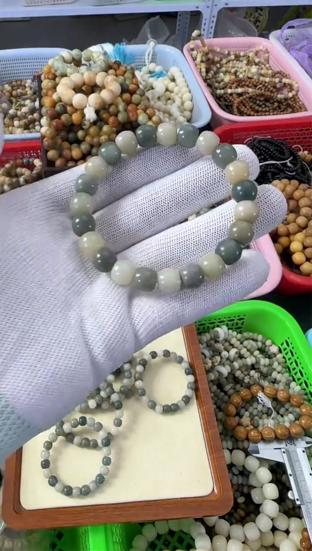 【闪购商品】白玉菩提手串9*原天然菩提根烟雨江南单圈