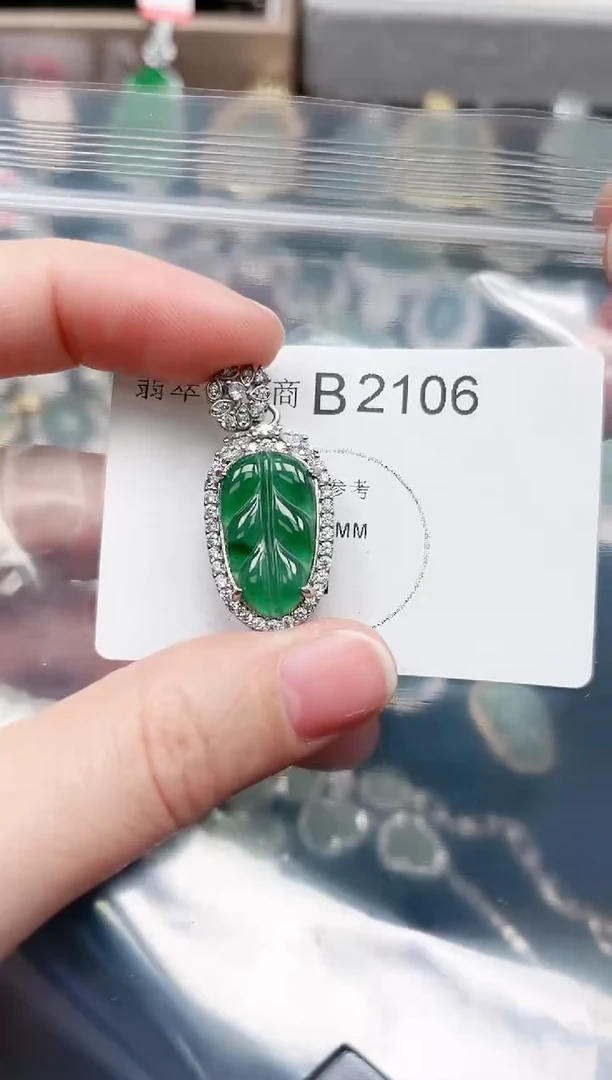 【闪购商品】翡翠颈饰未镶嵌2106赠皮绳