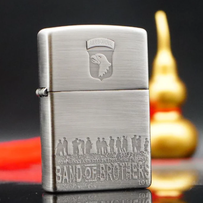 ZIPPO/之宝打火机XF正品  常规熏银兄弟连  DY9902US