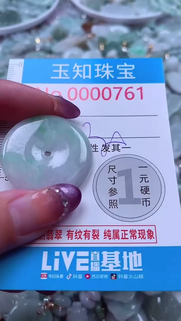 翡翠未镶嵌吊坠(不含链)761