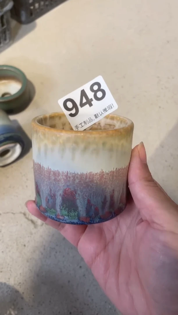 瓷片隔****?948知木小芳花盆
