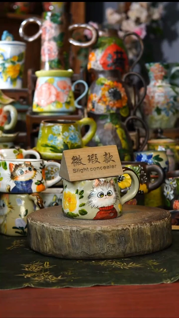 陶瓷76景德镇手工手绘釉下彩