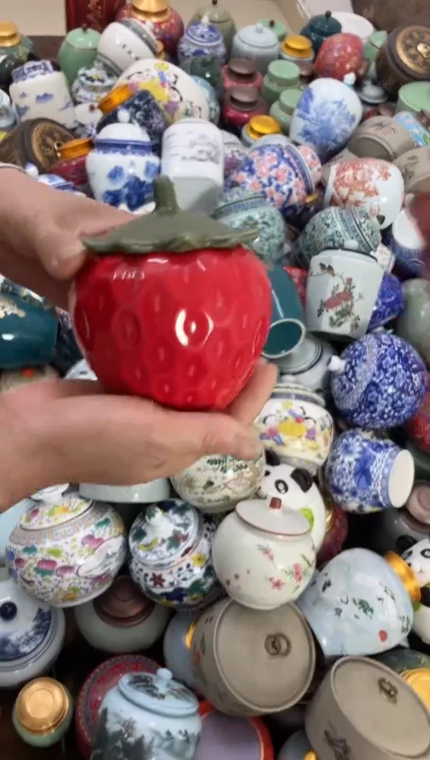 摆件孤品茶叶罐密封罐储物罐直播间临时链接浮力