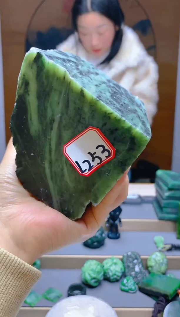 【闪购商品】和田玉（碧玉）珠宝半成品未镶嵌1
