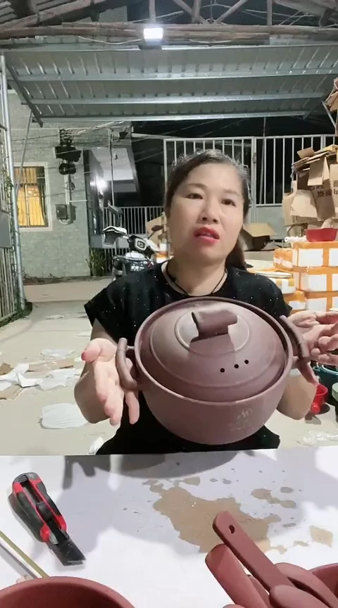 302瑕疵3.0卷耳原陶锅
