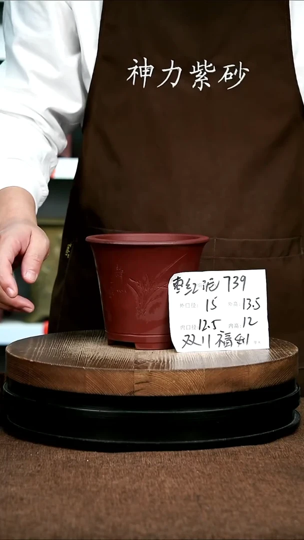 紫砂花盆花卉园艺739