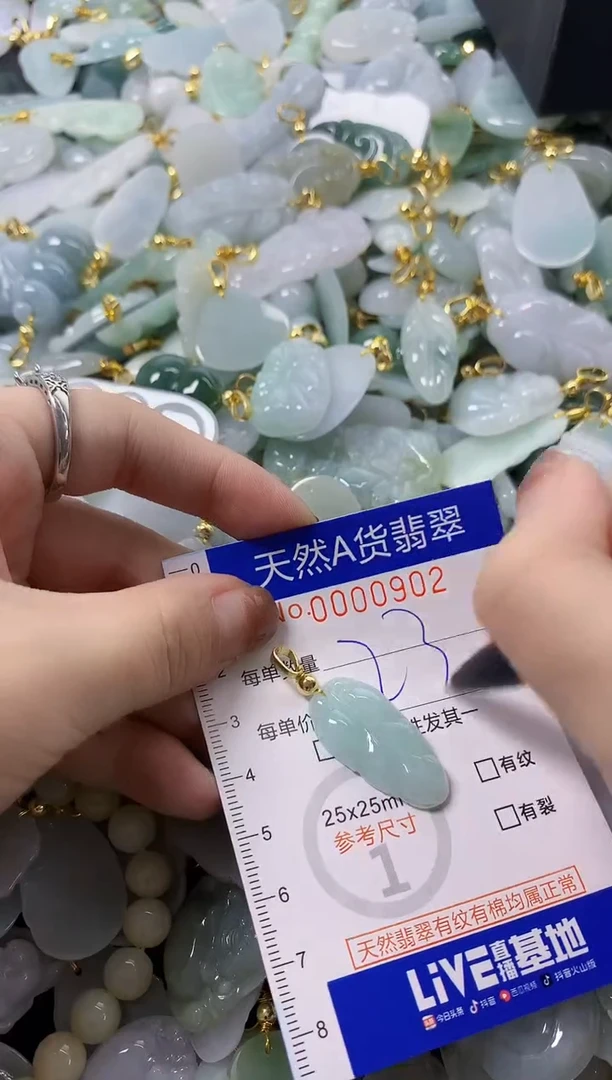 颈饰未镶嵌翡翠天然A货翡翠