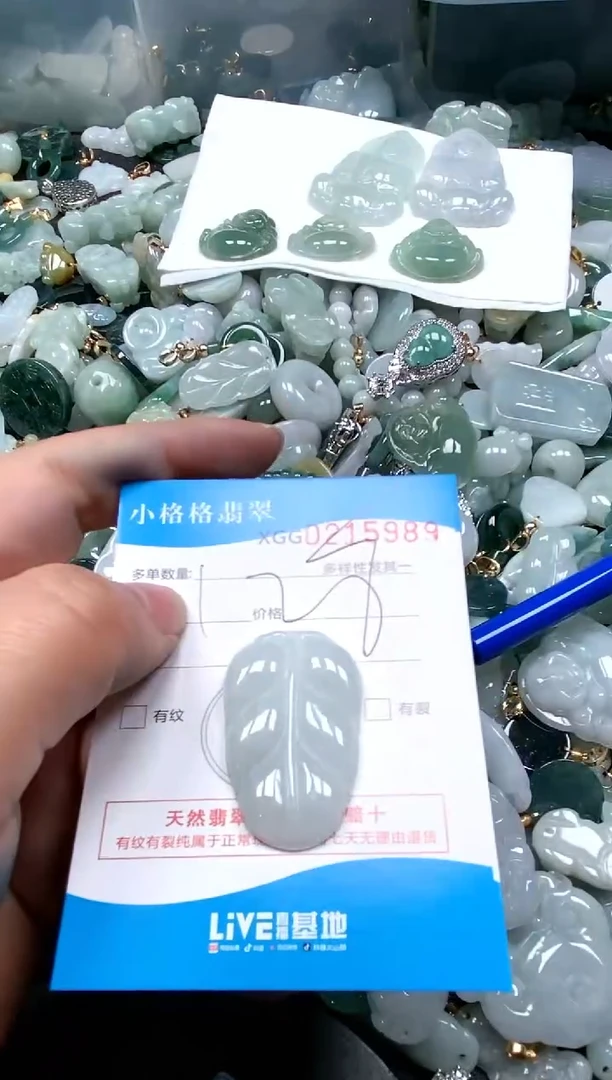 【闪购商品】翡翠颈饰未镶嵌闪购商品0215989
