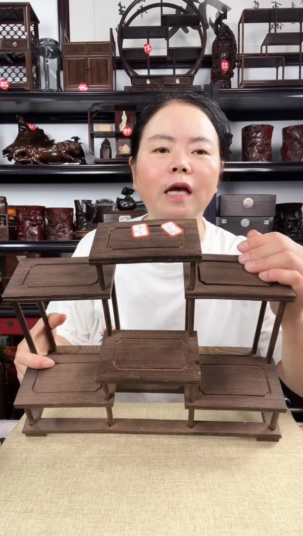 木鸡翅木六连老李红木工艺品