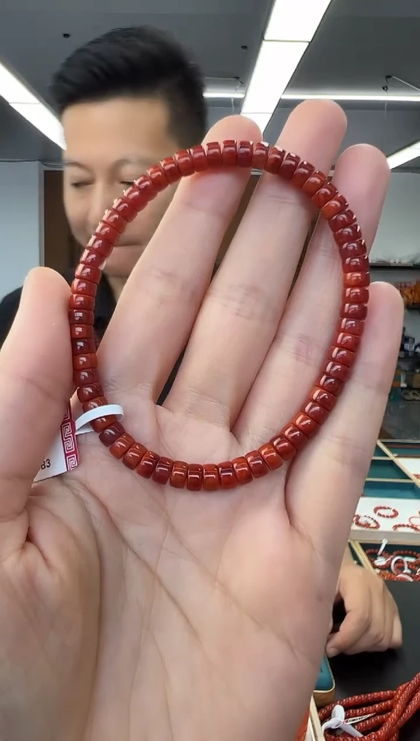 未镶嵌手链南红玛瑙A26精工直切南红手串