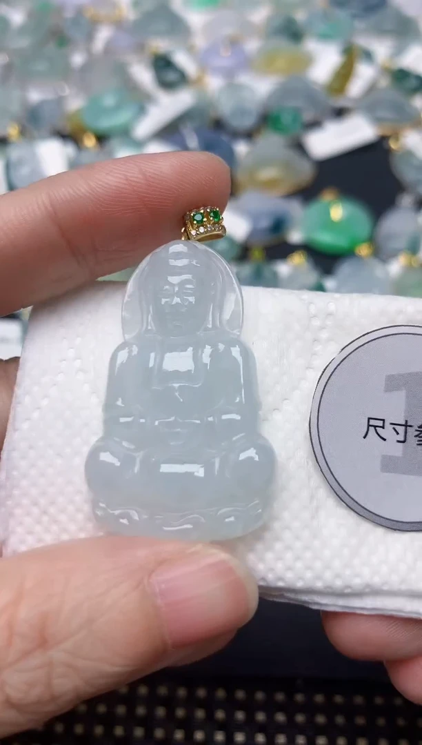 颈饰未镶嵌翡翠天然缅甸A货翡翠