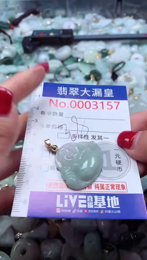 颈饰未镶嵌翡翠3157