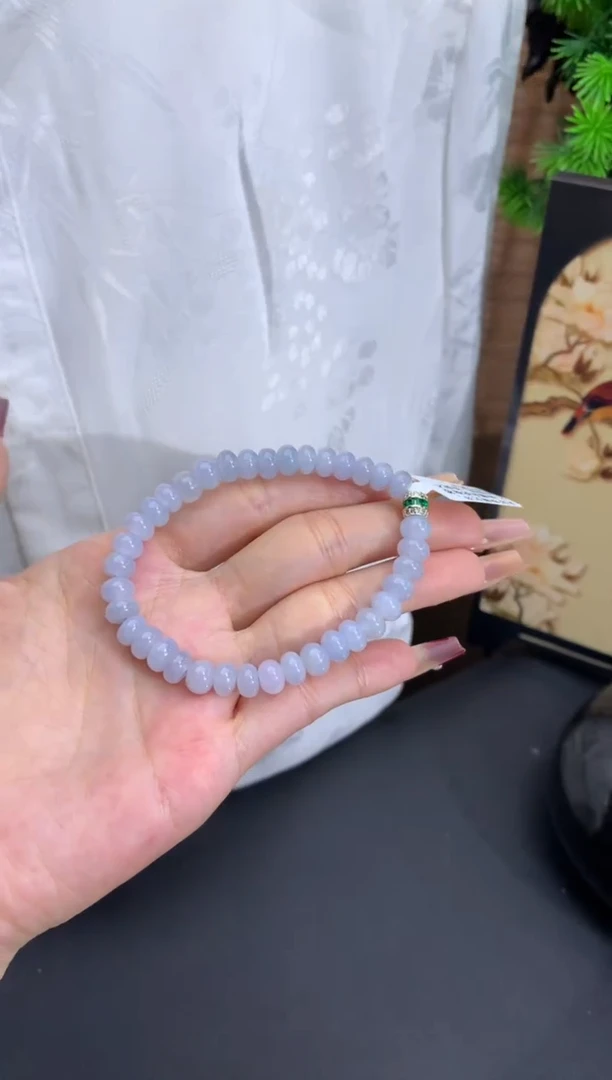 【闪购商品】翡翠手链未镶嵌卡7mm