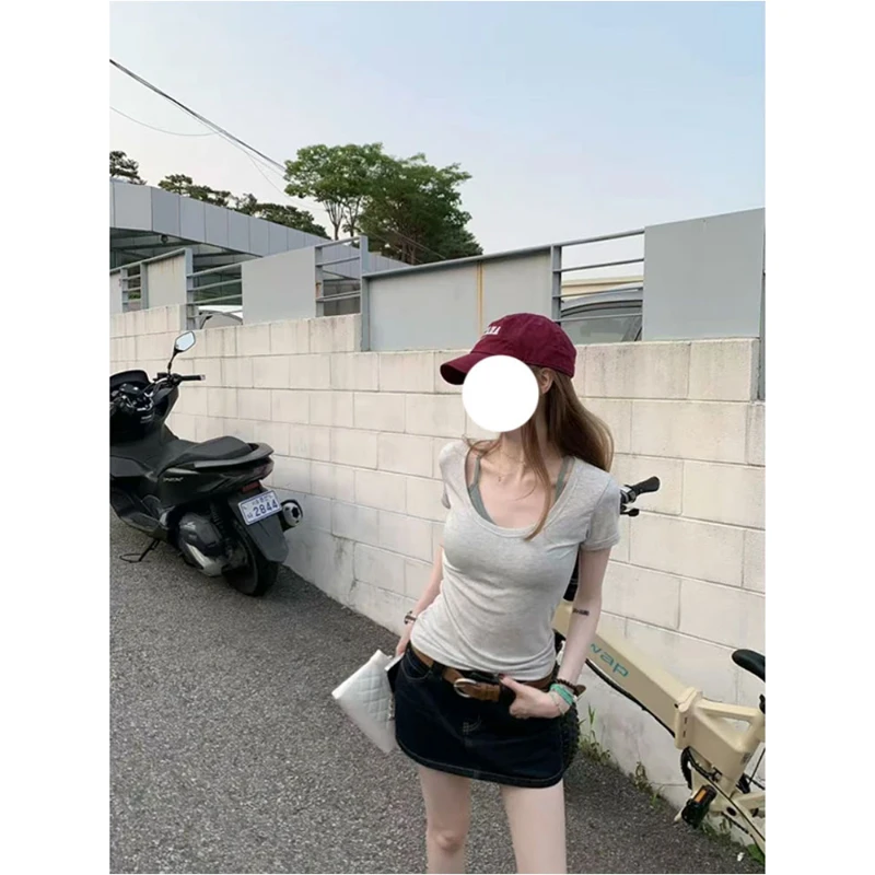 【宽松凉爽】多色短袖T恤上衣 5098-7774