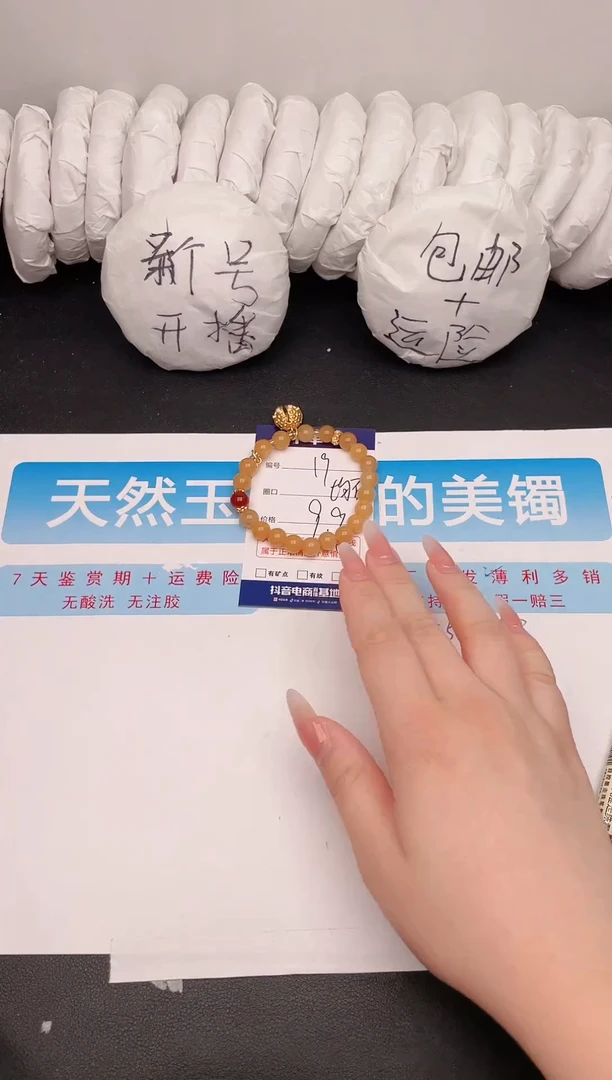 石英质玉手镯未镶嵌编号  19