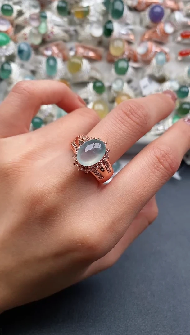 未镶嵌戒指翡翠88888888+2