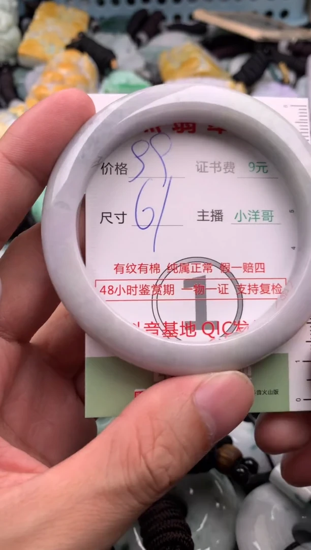 翡翠未镶嵌吊坠(不含链)1