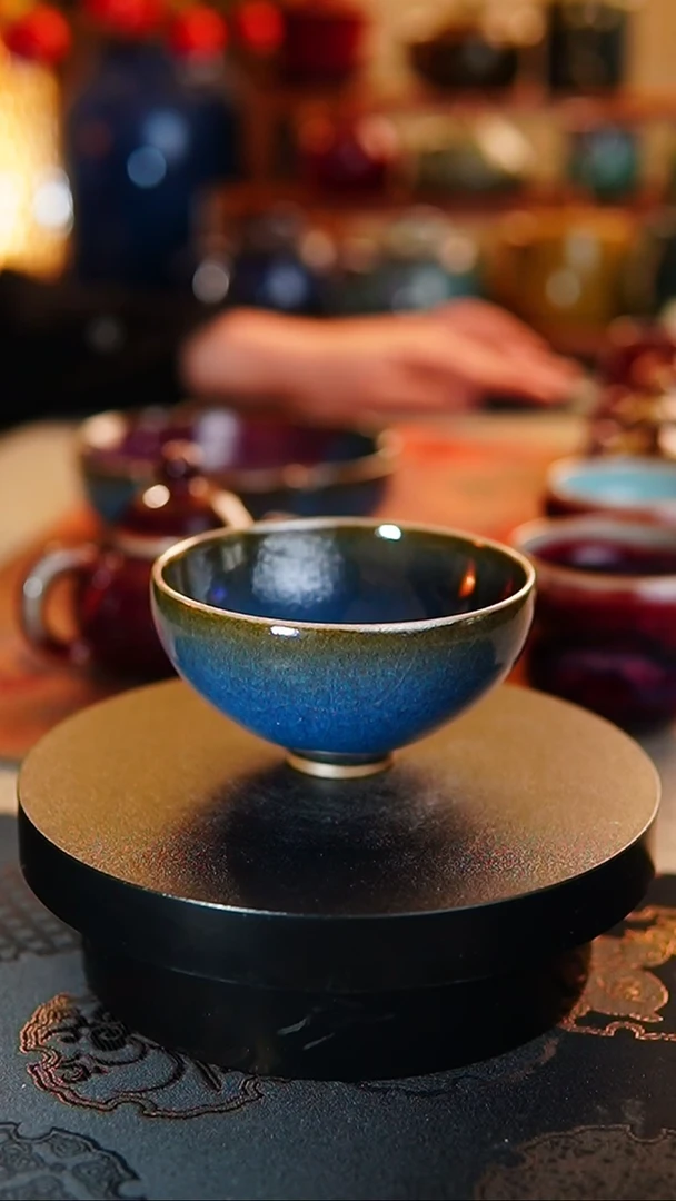 【闪购商品】瓷片072 仿古鸡心杯      