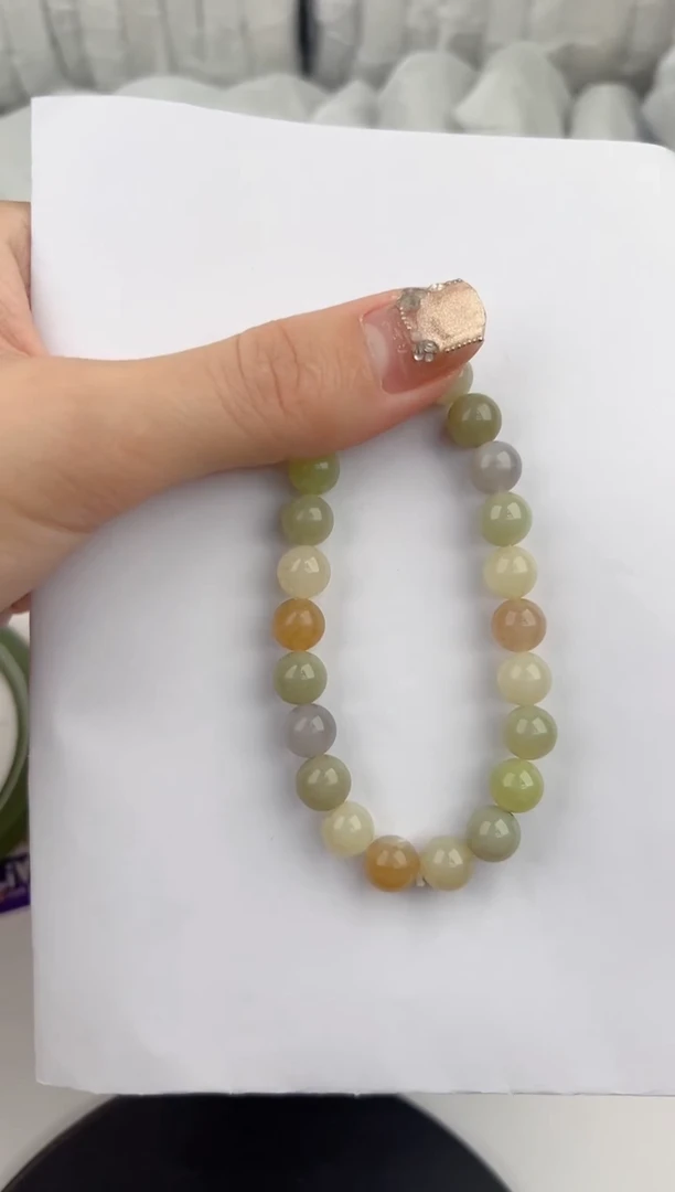 【闪购商品】和田玉手链未镶嵌1颜色微差无瑕疵