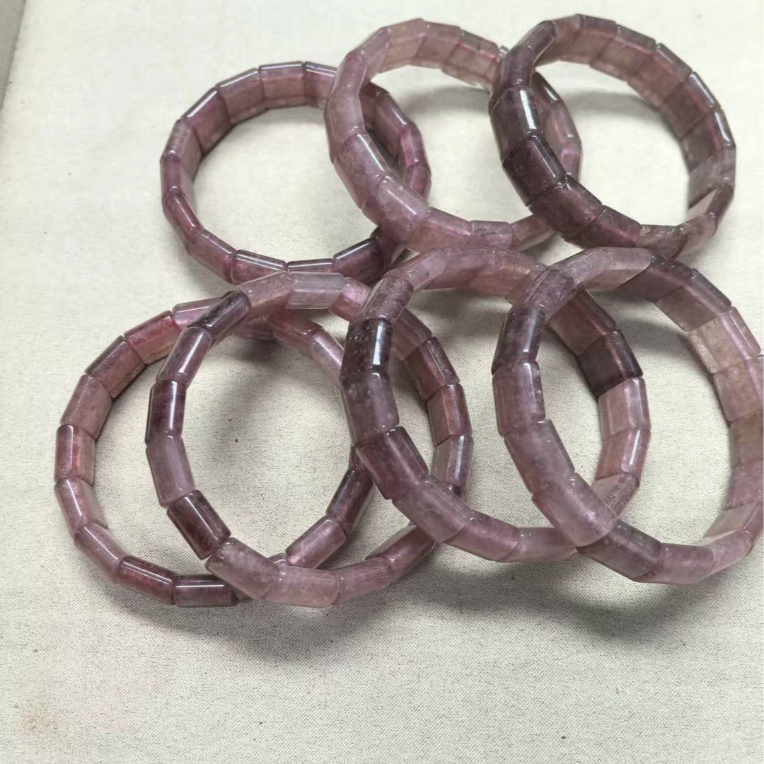 草莓晶水晶手牌一个