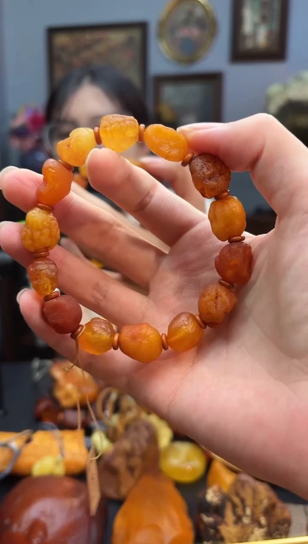 手串琥珀未镶嵌手串