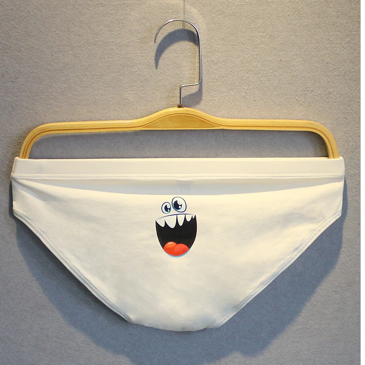 贾鲁萨加高端时尚男士潮流纯棉性感低腰趣味印花透气三角内裤