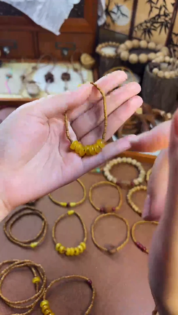 手串桃核单圈竹节七宝福禄